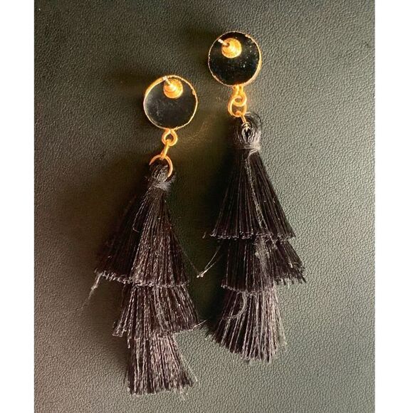 Vintage Fashion statement earrings, 2 PAIRS, Unmarked - Picture 4 of 5